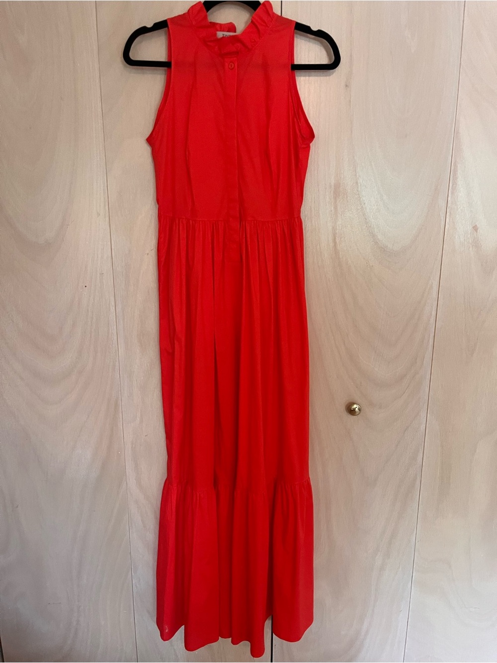 Twin-Set Red Sleeveless Maxi Dress